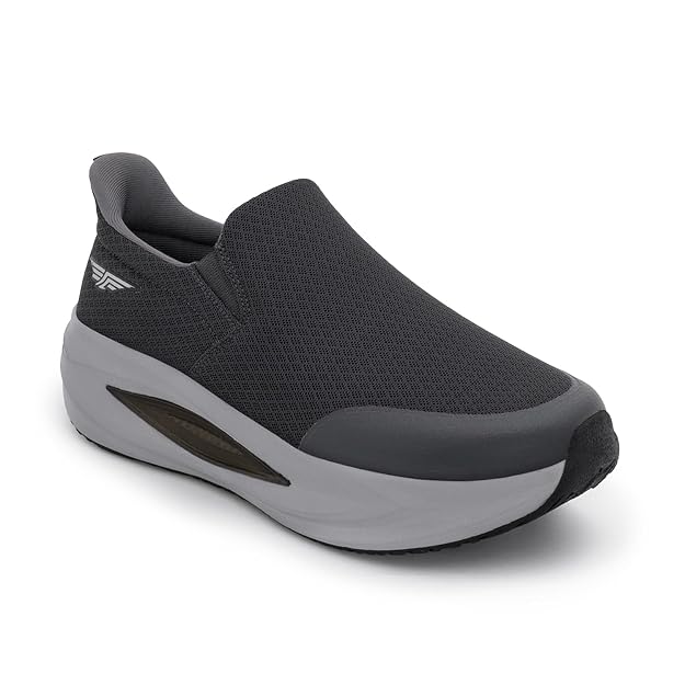 Red Tape Walking Shoes for Men in Black